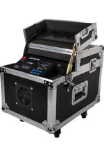 C1-SmoHZ660W  Macchina per foschia da 660 W con flight case DMX Stage Attrezzatura per fogger professionale Controllo remoto Smoke Hazer Hall Concerto musicale DJ