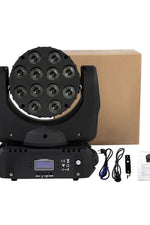 BMH1212D  Faro a testa mobile RGBW con fascio LED 12x12W DMX512 Ottimo per i concerti in discoteca di Patry DJ