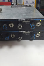 Shure SCM810 montaggio su rack mixer microfono automatico 8 canali