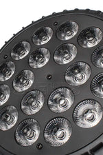 N. SHE-FAP1818F LED Flat Par 18x18W RGBWA+UV in lega di alluminio 6in1