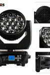 No. SHE-BWBE1915D Luci da palco Wash/Zoom a testa mobile a LED 19x15W RGBW per il teatro