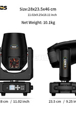 KIT DI N. 02 TESTE MOBILI BEAM 7R 230 W + N. 01 CASE DOPPIO