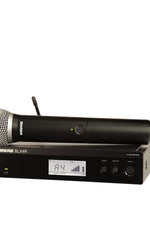 SHURE - BLX24RE-PG58 SISTEMA WIRELESS BLX4RE, BLX2/PG58, WA371.