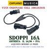 Sdoppiatore CEE 16A cavo in gomma