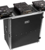 U92049SL2 - ULTIMATE FOLD OUT DJ TABLE SILVER PLUS (WHEELS)