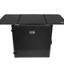 U91049BL2 - ULTIMATE FOLD OUT DJ TABLE BLACK PLUS (WHEELS)