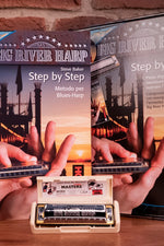 BIG RIVER STEP BY STEP PACK: ARMONICA + MANUALE IN ITALIANO