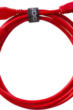 U95004RD - ULTIMATE AUDIO CABLE USB 2.0 A-B RED ANGLED 1M