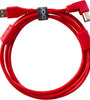 U95004RD - ULTIMATE AUDIO CABLE USB 2.0 A-B RED ANGLED 1M