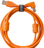 U95004OR - ULTIMATE AUDIO CABLE USB 2.0 A-B ORANGE ANGLED 1M