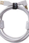 U95004WH - ULTIMATE AUDIO CABLE USB 2.0 A-B WHITE ANGLED 1M