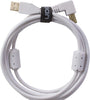 U95004WH - ULTIMATE AUDIO CABLE USB 2.0 A-B WHITE ANGLED 1M