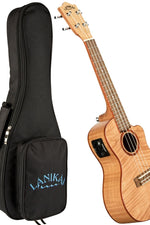 FM-CEC UKULELE CONCERTO FLAME MAPLE CON PREAMP