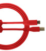 U96001RD - ULTIMATE AUDIO CABLE USB 2.0 C-B RED STRAIGHT 1,5M