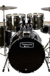 TND5254TCDR TORNADO STANDARD FULL 5 PEZZI BLACK SPARKLE