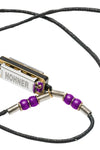 MINI HARP NECKLACE PURPLE