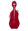 1001SWRG CUSTODIA CLASSIC PER VIOLONCELLO - RUOTE - POMEGRANATE RED