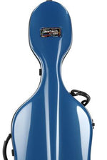 1002NWB CUSTODIA NEWTECH PER VIOLONCELLO - RUOTE - BLUE