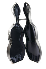 1003XLN CUSTODIA SHAMROCK HIGHTECH PER VIOLONCELLO - BLACK TEXTURED