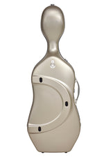 SUP1005XLCS CUSTODIA HIGHTECH SUPREME IN POLICARBONATO PER VIOLONCELLO - CHAMPAGNE - SILVER