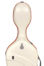 SUP1005XLWO CUSTODIA HIGHTECH SUPREME ICE IN POLICARBONATO PER VIOLONCELLO - WHITE - ORANGE VERSION