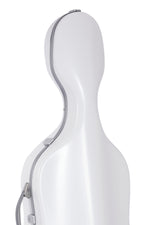 SUP1005XLWS CUSTODIA HIGHTECH SUPREME ICE IN POLICARBONATO PER VIOLONCELLO - WHITE - SILVER VERSION