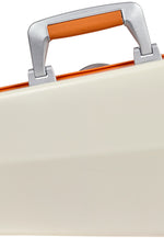 SUP2002XLWO CUSTODIA HIGHTECH SUPREME ICE CONTOURED IN POLICARBONATO PER VIOLINO - WHITE - ORANGE VERSION