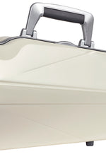 SUP2002XLWS CUSTODIA HIGHTECH SUPREME ICE CONTOURED IN POLICARBONATO PER VIOLINO - WHITE - SILVER VERSION