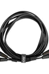 U97001BL - ULTIMATE AUDIO CABLE SET RCA-RCA STRAIGHT BLACK