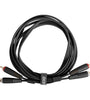 U97001BL - ULTIMATE AUDIO CABLE SET RCA-RCA STRAIGHT BLACK