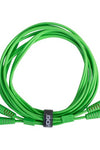 U97001GR - ULTIMATE AUDIO CABLE SET RCA-RCA STRAIGHT  GREEN