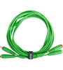 U97001GR - ULTIMATE AUDIO CABLE SET RCA-RCA STRAIGHT  GREEN