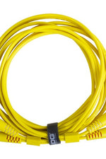 U97001YL - ULTIMATE AUDIO CABLE SET RCA-RCA STRAIGHT YELLOW