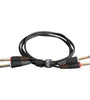 U97002BL - ULTIMATE AUDIO CABLE SET JACK - JACK STRAIGHT BLACK