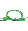 U97002GR - ULTIMATE AUDIO CABLE SET JACK - JACK STRAIGHT GREEN