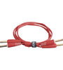 U97002RD - ULTIMATE AUDIO CABLE SET JACK - JACK STRAIGHT RED