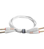 U97002WH - ULTIMATE AUDIO CABLE SET JACK - JACK STRAIGHT WHITE