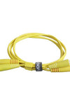 U97002YL - ULTIMATE AUDIO CABLE SET JACK - JACK STRAIGHT YELLOW