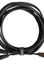 U97005BL - ULTIMATE AUDIO CABLE SET RCA STRAIGHT - RCA ANGLED BLACK