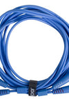 U97005LB - ULTIMATE AUDIO CABLE SET RCA STRAIGHT - RCA ANGLED LIGHT BLUE