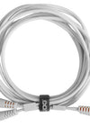 U97005WH - ULTIMATE AUDIO CABLE SET RCA STRAIGHT - RCA ANGLED WHITE