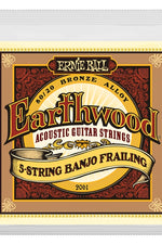 2061 Earthwood Banjo Frailing Terminate ad Anello Bronzo 80/20