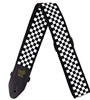 4149 Tracolla Black and White Checkered Jacquard