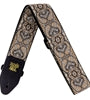 4163 Tracolla Gold & Black Paisley Jacquard