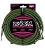 6077 Cavo Braided Black/Green 3,05 m