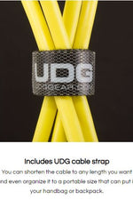 U95001YL - ULTIMATE AUDIO CABLE USB 2.0 A-B YELLOW STRAIGHT 1M