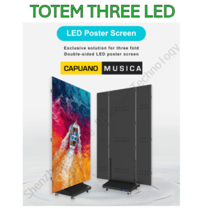 TOTEM THREE LED PASSO 2.5