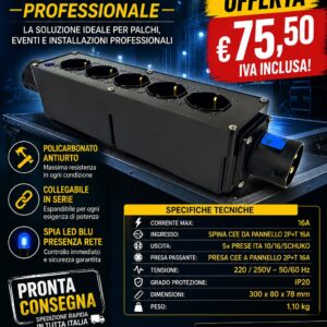 PX-CIN 5 – DISTRIBUZIONE CORRENTE PROFESSIONALE